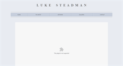 Desktop Screenshot of lukesteadman.com