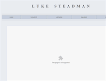 Tablet Screenshot of lukesteadman.com